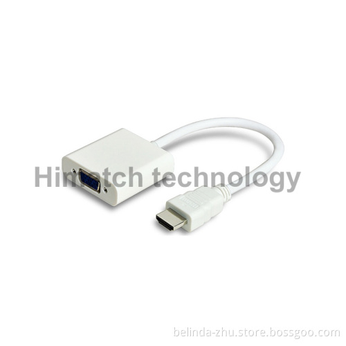 High Speed 1080P HDMI to VGA Cable with Audio